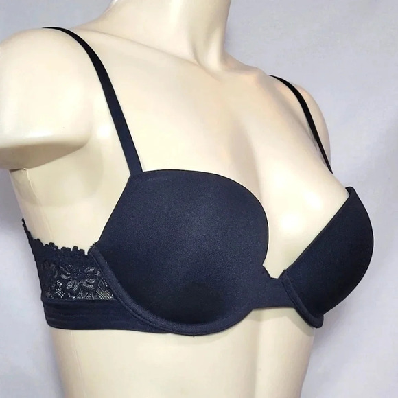 34D Maidenform Self Expressions Essential Push Up Bra Black NWT - Picture 2 of 13